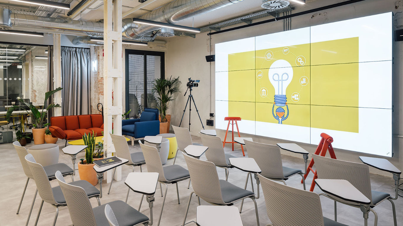 Espacio de Mastermind para una formación en streaming