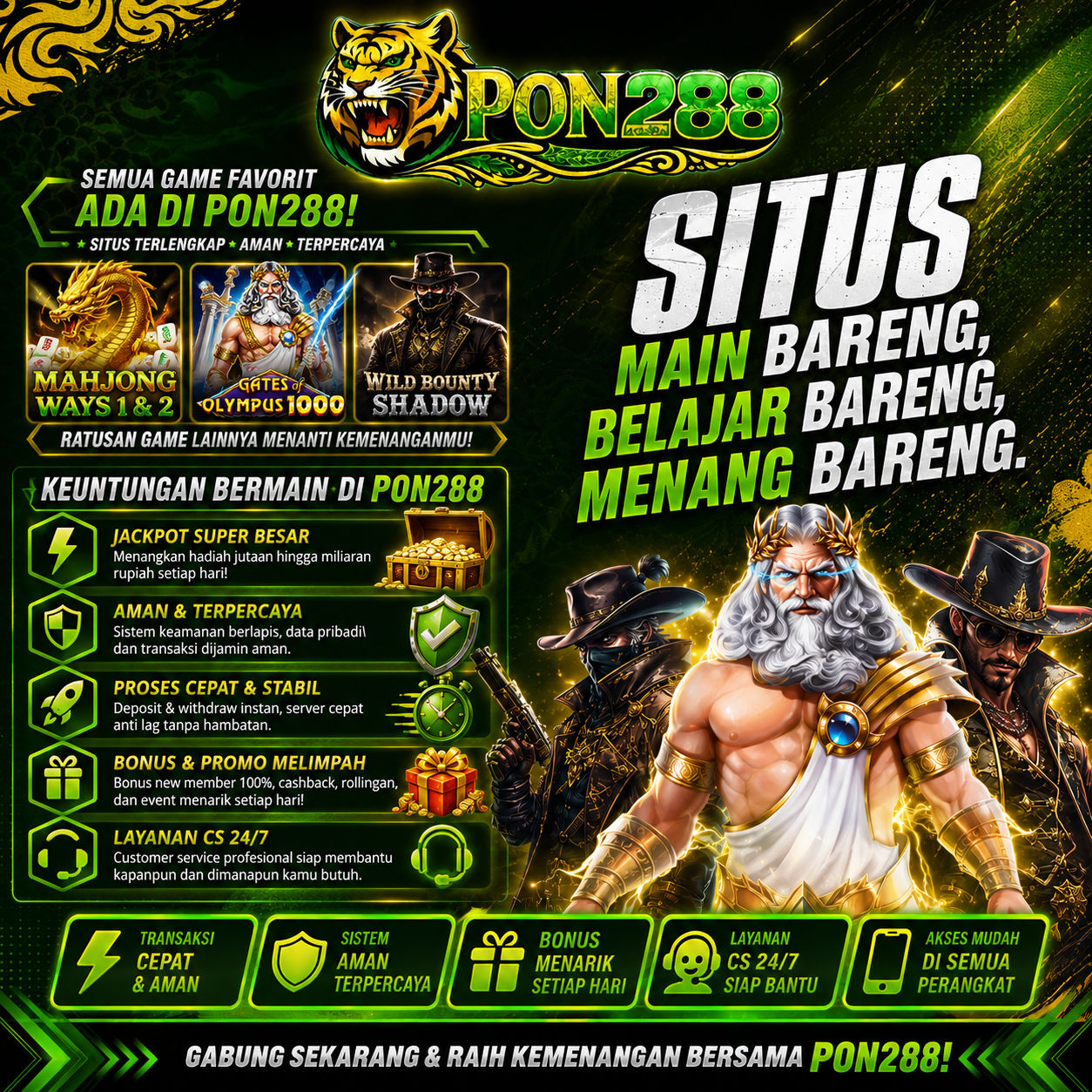 PON288 - Situs Main Bareng, Belajar Bareng, Menang Bareng