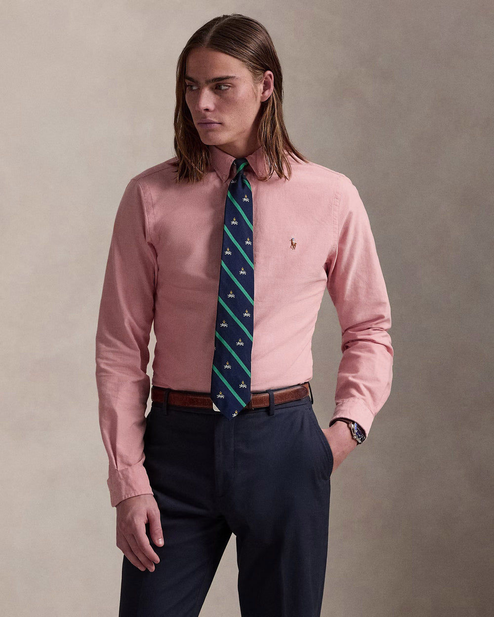 Ralph Lauren Pink Oxford Cotton Shirt