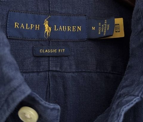 Ralph Lauren Collar Size Tag