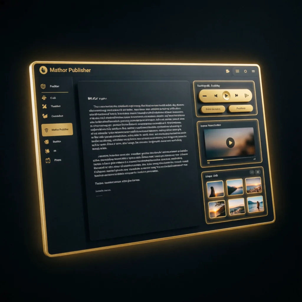 Mathor Studio Editor Interface