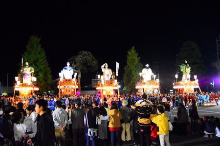 大麻神社例大祭の様子を写した写真