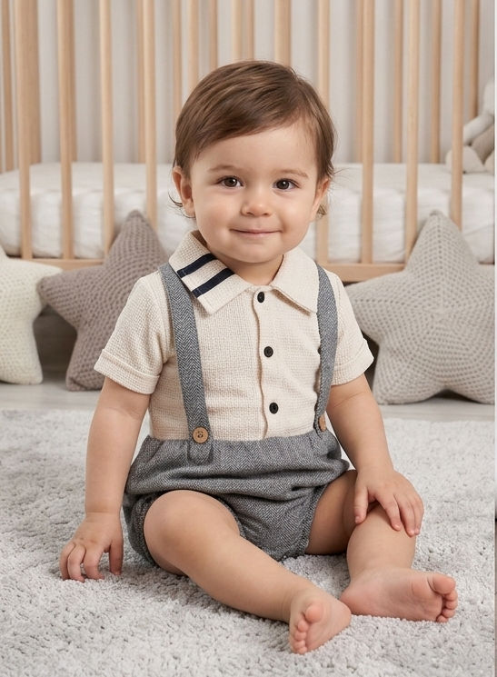 Oliver Suspender Suit
