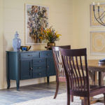 Jamestown Buffet, Maple Wood & 29P Ash Paint, shown with Hannah Dining Group. mavin chairs Hannah beauty 02