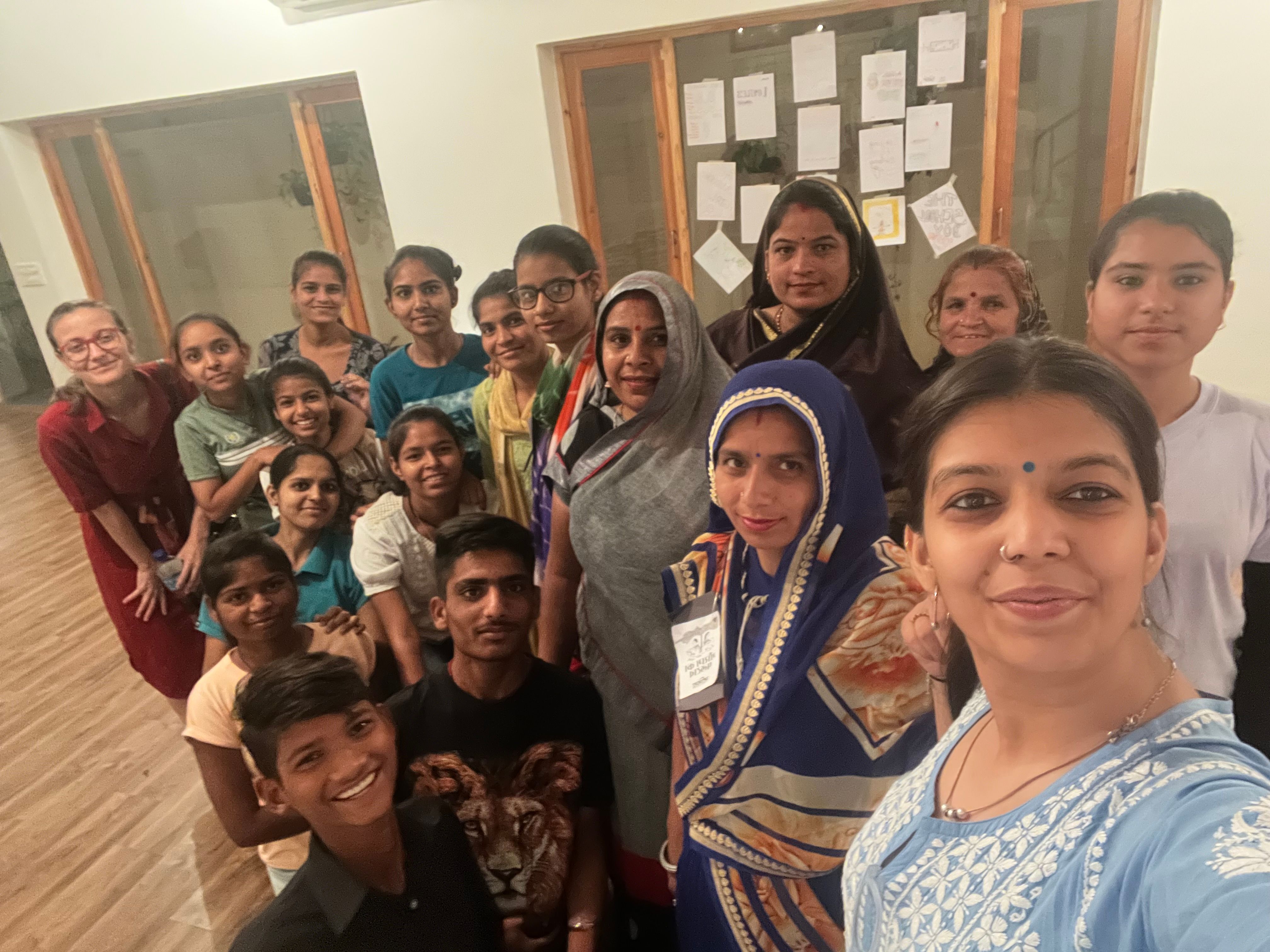 Parnika Bhardwaj with group