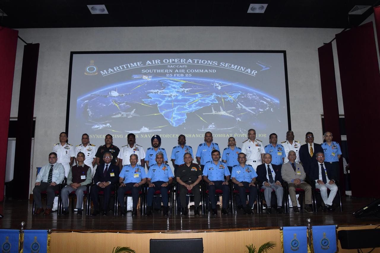 CDS Gen Anil Chauhan emphasizes need for Synergised Air &amp; Naval Operations at the seminar on Enhancing Combat Power in the Indian Ocean Region