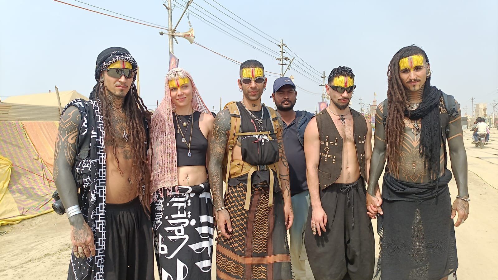 Group of Shiva devotees from Brazil arrives for Mahashivratri snan