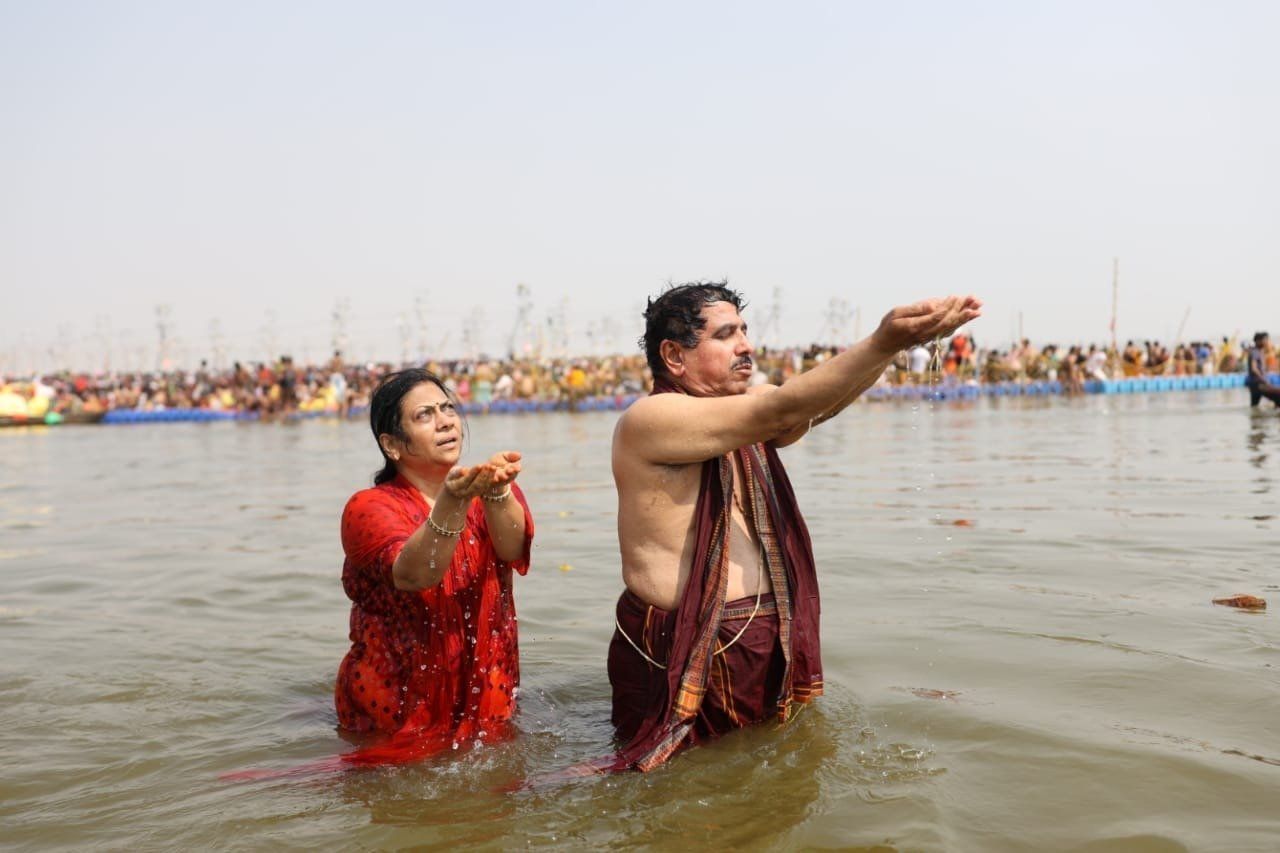 Union Minister Pralhad Joshi and Rajya Sabha MP Dr K. Laxman call Mahakumbh ‘divine gathering’