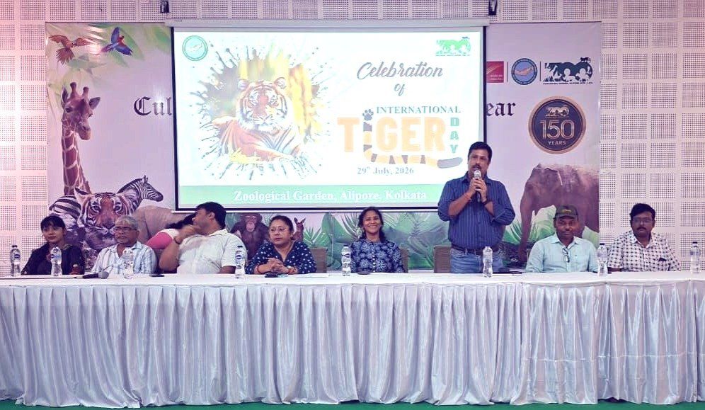 Alipore Zoological Garden Celebrates International Tiger Day.