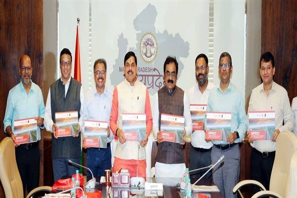 CM Dr. Yadav Unveils Coffee Table Book MPRDC: Connecting People through Quality Infrastructure