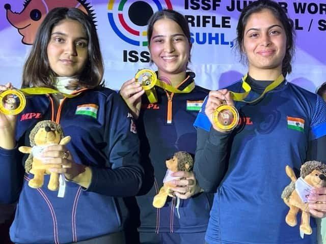 Finance Minister O.P. Choudhary Congratulates Esha Singh and Manu Bhaker on ISSF World Cup Success