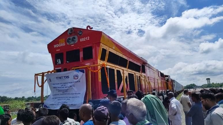 India’s First Direct Container Freight Train Reaches Nepal, Boosting Trade Connectivity