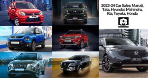 2023-24 Car Sales: Maruti, Tata, Hyundai, Mahindra, Kia, Toyota, Honda
