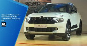 Citroen C3 Aircross Set to Launch with Auto Transmission by January-End