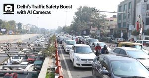 Delhi's Traffic Safety Boost with AI Cameras