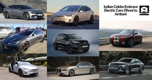 Indian Celebs Embrace Electric Cars: Dhoni to Ambani