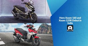 Hero Xoom 160 and Xoom 125R Debut in India