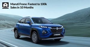 Maruti Fronx: Fastest to 100k Sales in 10 Months