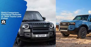 Quick Comparison: Land Rover Defender vs. 2024 Toyota Land Cruiser