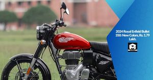 2024 Royal Enfield Bullet 350: New Colors, Rs. 1.79 Lakh