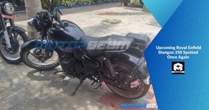 Upcoming Royal Enfield Shotgun 350 Spotted Once Again