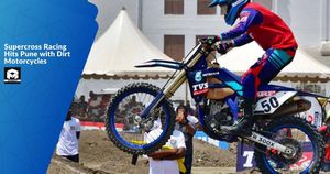 Supercross Racing Hits Pune with Dirt Motorcycles!