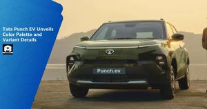 Tata Punch EV Unveils Color Palette and Variant Details