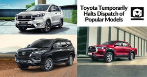 Toyota Temporarily Halts Dispatch of Popular Models