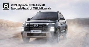 2024 Hyundai Creta Facelift Spotted Ahead of Official Launch