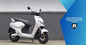 Bounce Electric Scooter Drops Price by Rs 24,000 – Understanding the New Price Tag