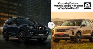 Comparing Features: Mahindra Scorpio N Z8 Select vs Tata Safari Pure (O)