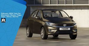 February 2024 Tata Car Discounts: Nexon, Tiago, Tigor, Altroz, Harrier