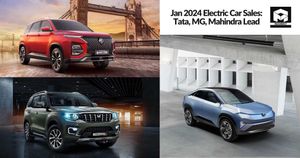 Jan 2024 Electric Car Sales: Tata, MG, Mahindra Lead