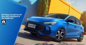 MG Motor Unveils the All-New MG3 Hatchback in the Middle East