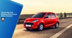 Maruti Alto K10 Receives Price Cut on Select Variants!