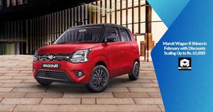 Maruti Wagon R Shines in February with Discounts Scaling Up to Rs. 61,000!