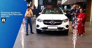 Priyamani Raj Drives Home a New Mercedes GLC SUV