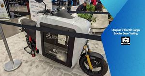 Qargos F9 Electric Cargo Scooter Seen Testing