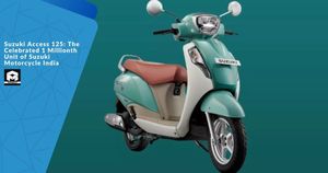 Suzuki Access 125: The Celebrated 1 Millionth Unit of Suzuki Motorcycle India