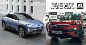 Tata Curvv vs Tata Curvv EV: Design Variations Explained