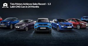 Tata Motors Achieves Sales Record – 1.3 Lakh CNG Cars in 24 Months