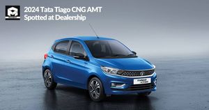 2024 Tata Tiago CNG AMT Spotted at Dealership