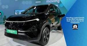 Unveiling Leaked Details of the 2024 Tata Nexon Dark Variant and its 14 Companions