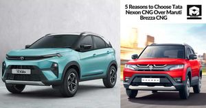 5 Reasons to Choose Tata Nexon CNG Over Maruti Brezza CNG