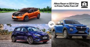 Altroz Racer vs i20 N Line vs Fronx Turbo: Face-off