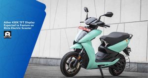 Ather 450X TFT Display Expected to Feature on Rizta Electric Scooter