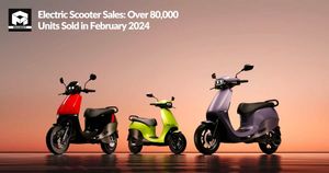 Over 80,000 electric scooters sold in February 2024