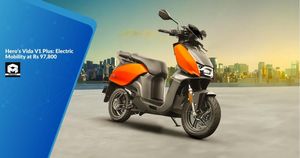 Hero's Vida V1 Plus: Electric Mobility at Rs 97,800