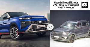 Hyundai Creta N Line vs VW Taigun GT Plus Sport: Key Differences