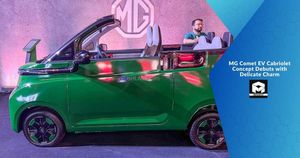 MG Comet EV Cabriolet Concept Debuts with Delicate Charm